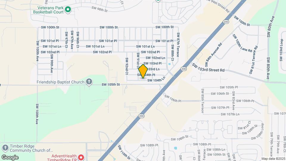 9075 SW 104th Ln Map and Location Details