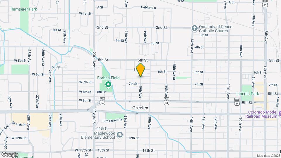615 19th Ave-Unit -1 Map and Location Details