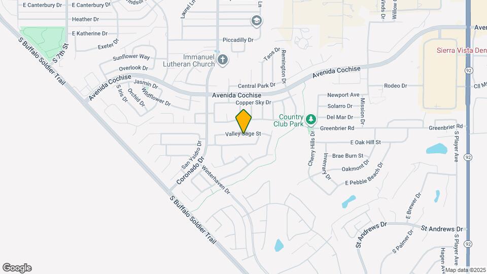 2200 Valley Sage St Map and Location Details