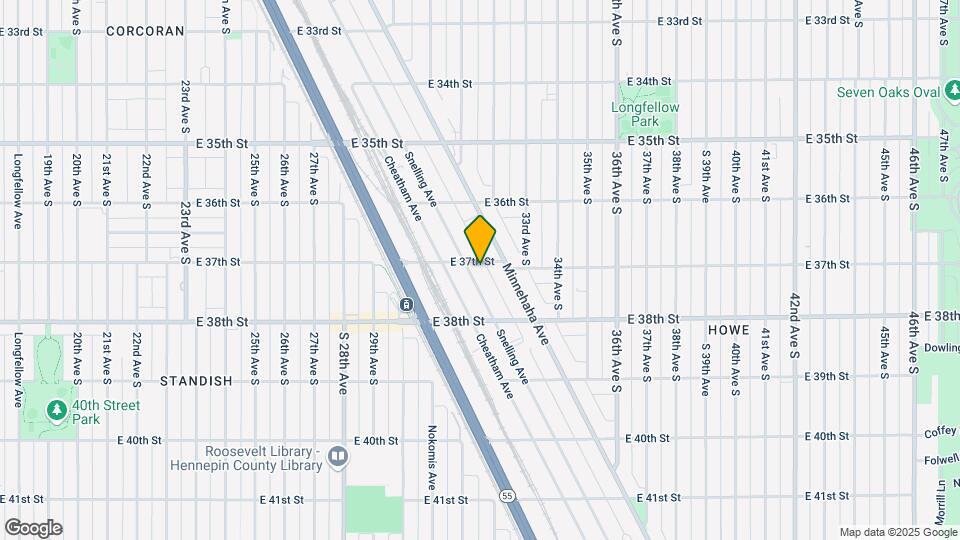 3205 E 37th St Map and Location Details