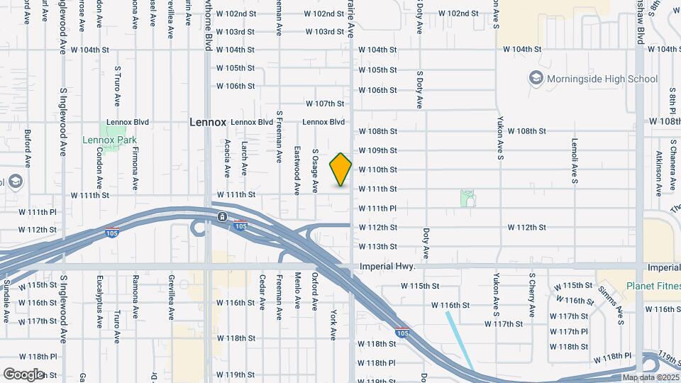 4017 W 111th St Mapa y Detalles de la Ubicación