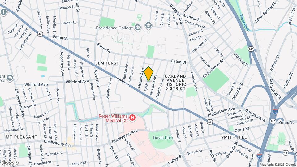 41 Tyndall Ave Map and Location Details