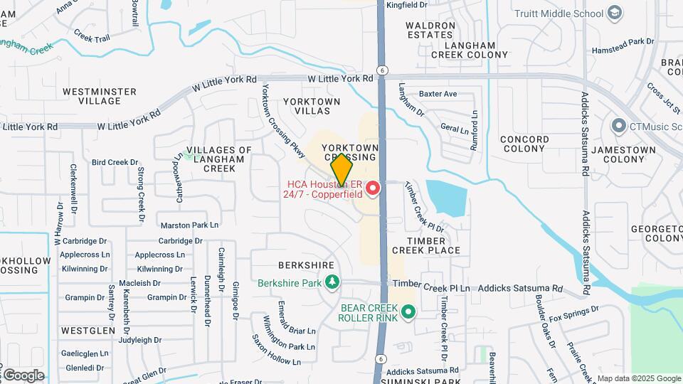 15831 Yorktown Crossing Pkwy Map and Location Details