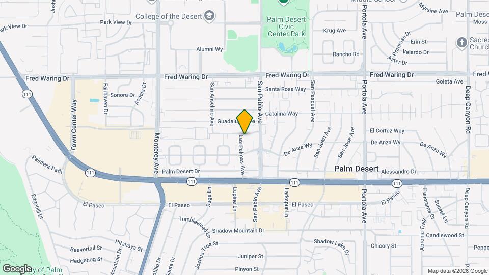 73415 Royal Palm Dr Map and Location Details