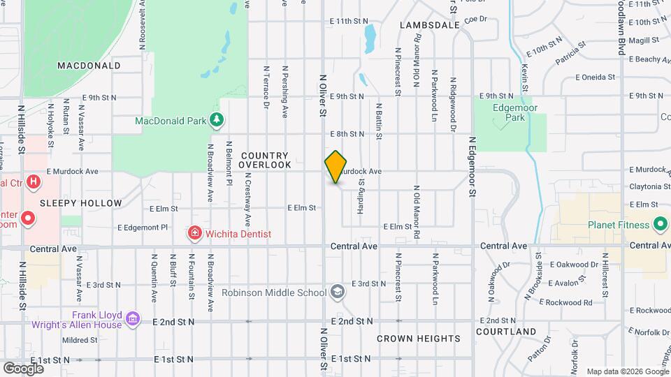 4825 E Pine St Map and Location Details