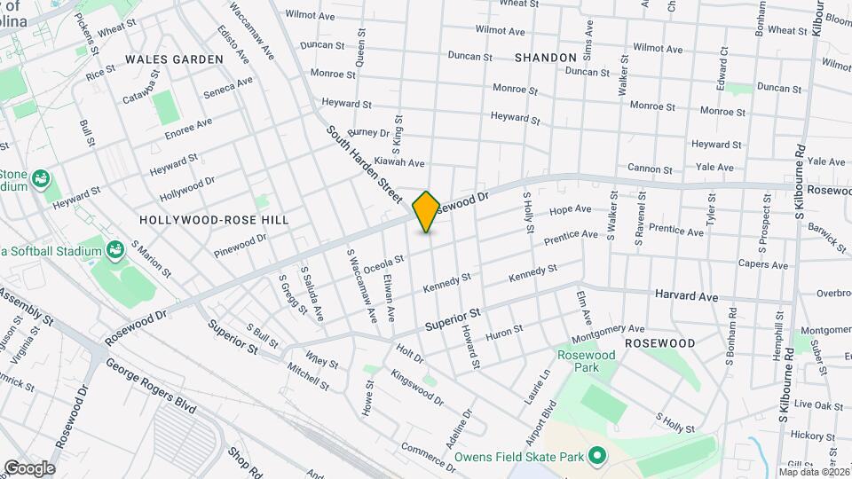 417 S Woodrow St Mapa y Detalles de la Ubicación