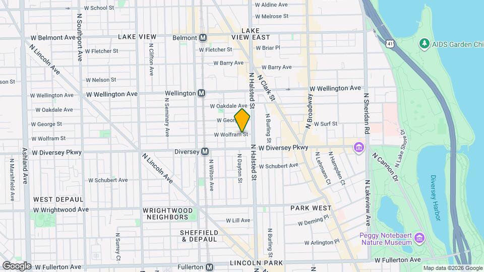 839 W Wolfram St, Unit 5 Mapa y Detalles de la Ubicación