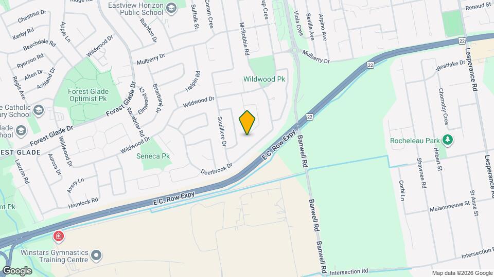 11095 Ancona Crescent Map and Location Details