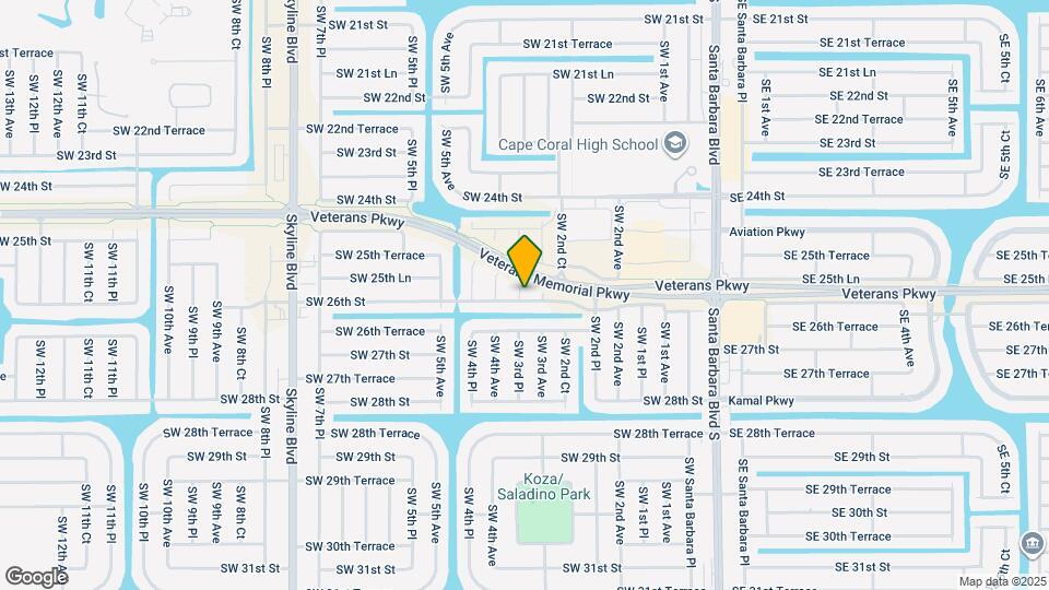 2547 SW 3rd Pl Map and Location Details