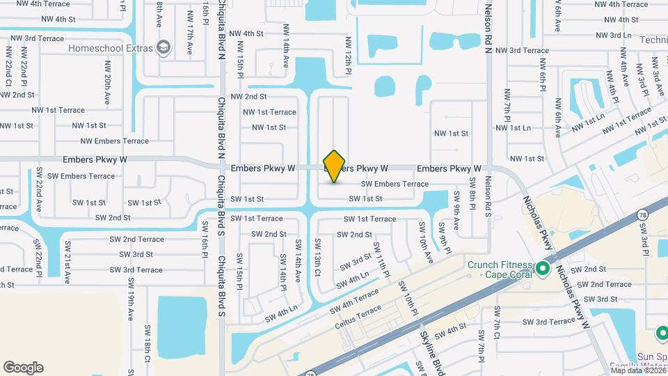 1214 SW Embers Terrace Map and Location Details