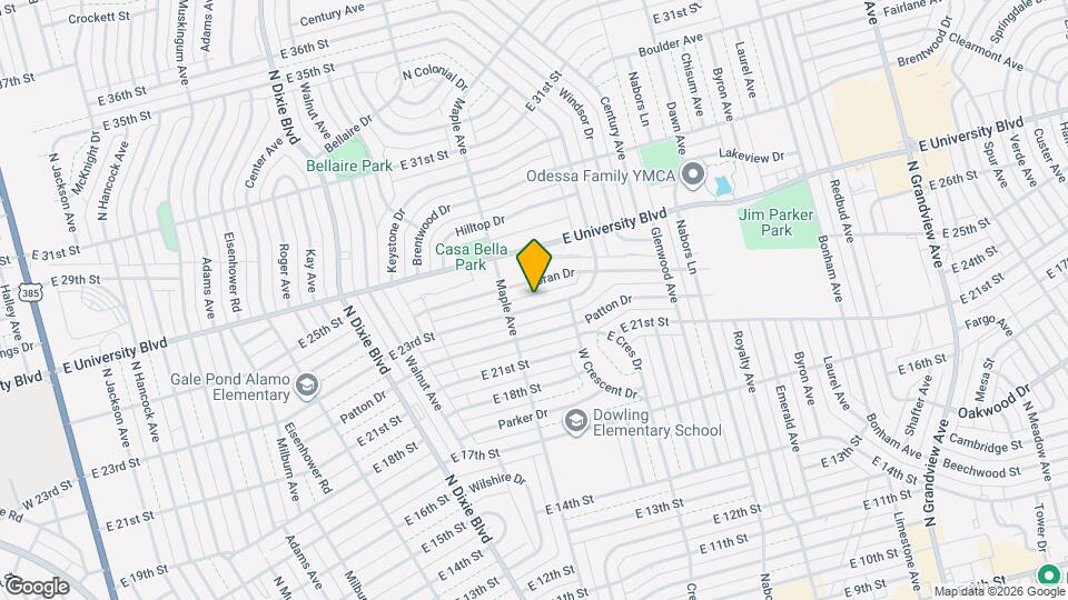 1509 E 23rd St Mapa y Detalles de la Ubicación