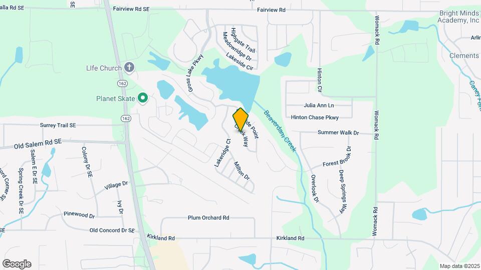 130 Creek Way Map and Location Details