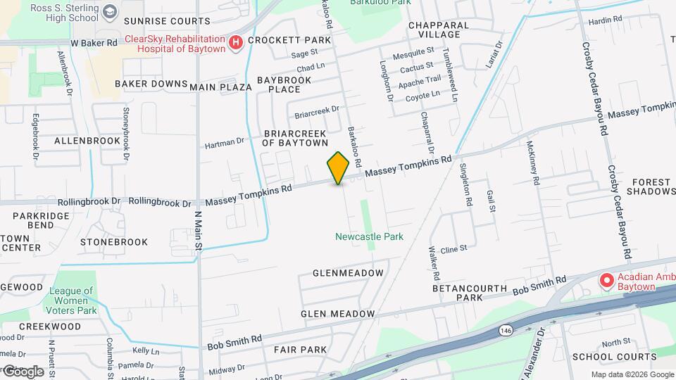 3631 Apache Meadows Drive Map and Location Details