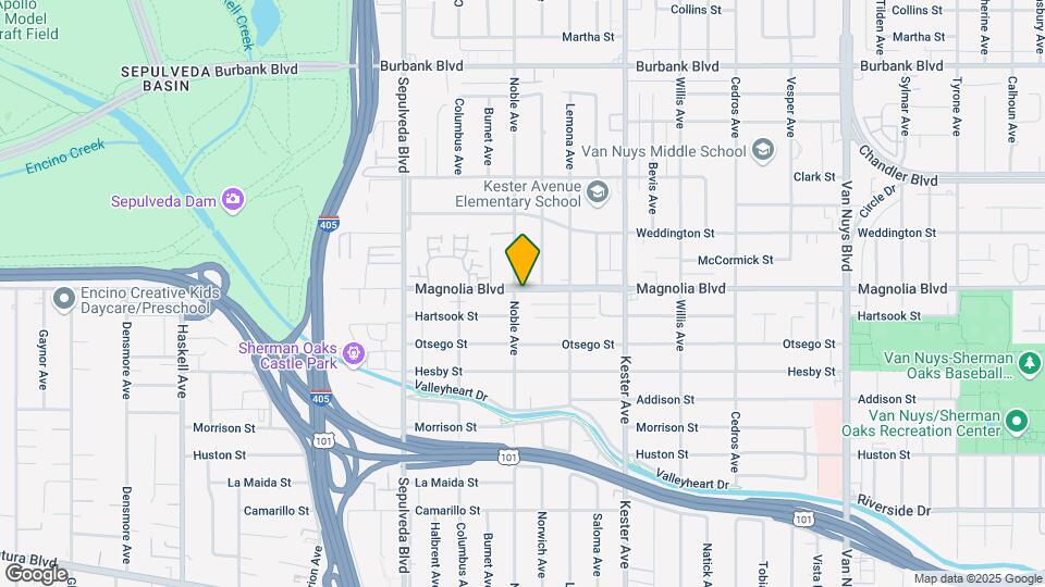 15054-15058 Magnolia Blvd Map and Location Details