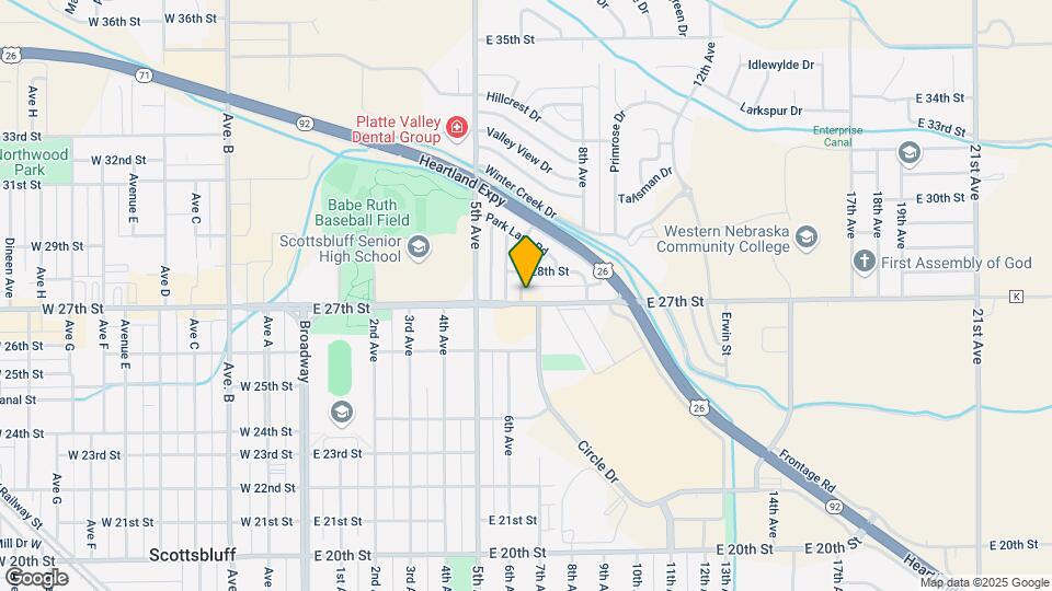 609 E 27th St Map and Location Details