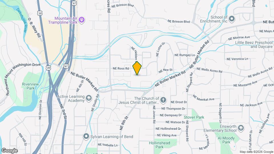 959 NE Hidden Valley Dr Map and Location Details