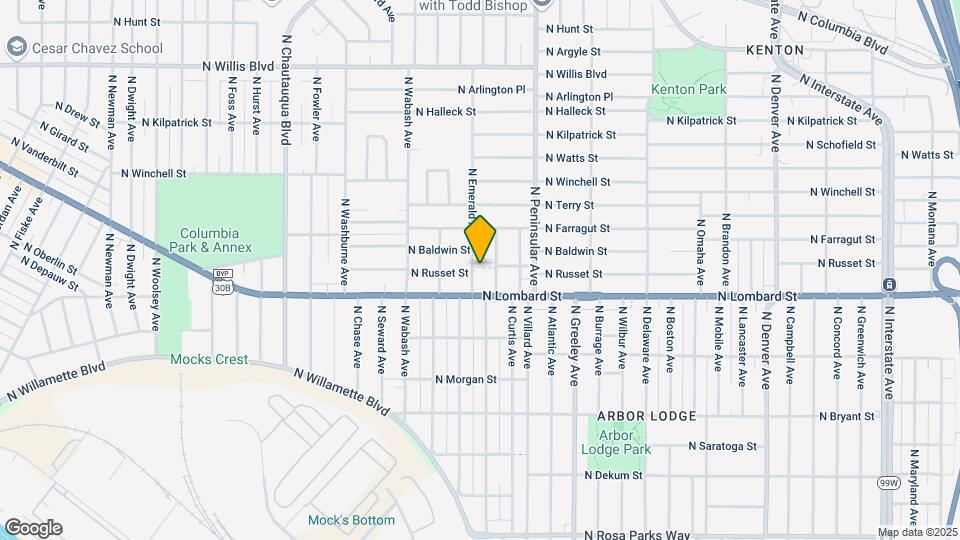 7568 N Emerald Ave Map and Location Details