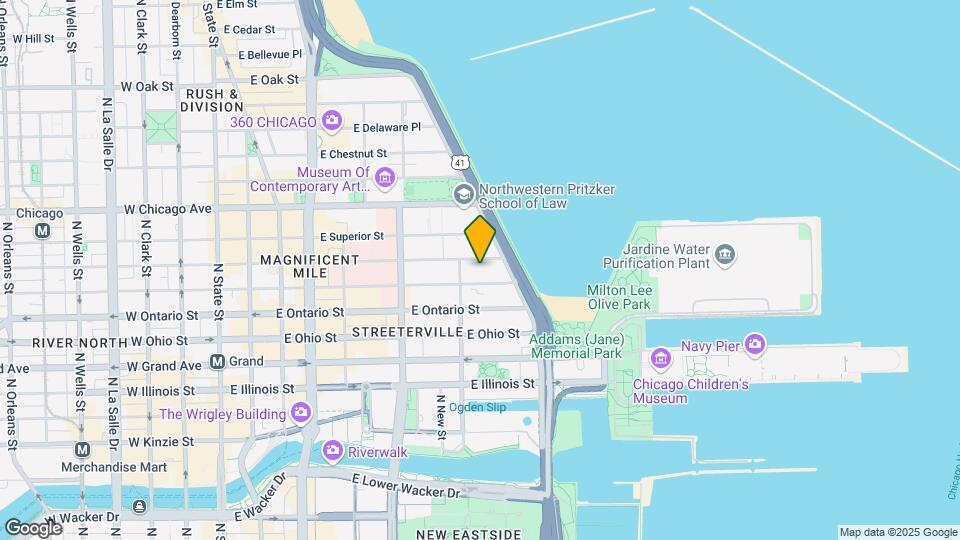 680 N Lake Shore Dr Map and Location Details