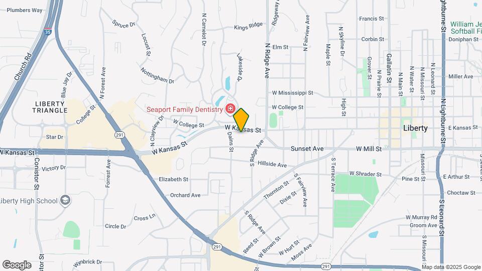 843 W Kansas St Map and Location Details