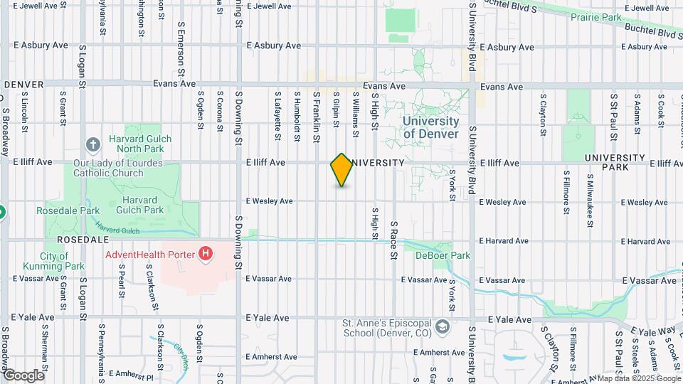 2370 S Gilpin St Map and Location Details