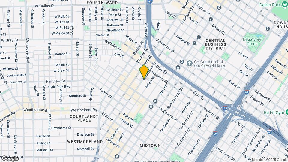 Hadley Midtown Map and Location Details