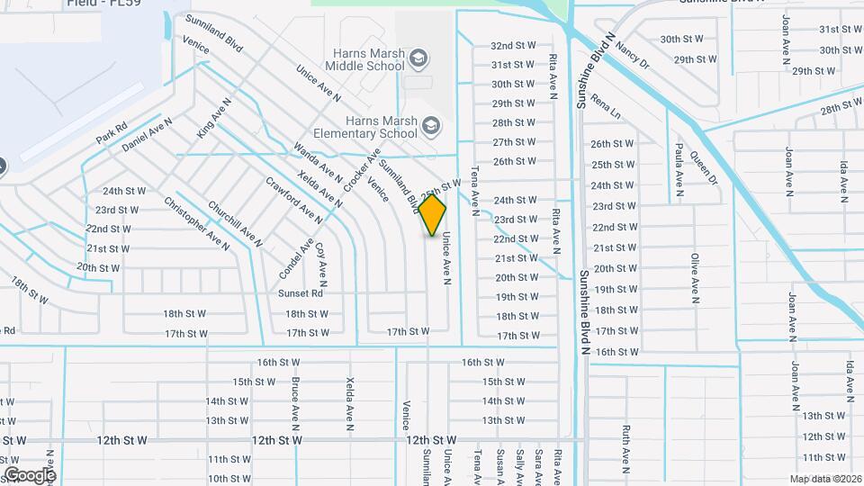 1914 Sunniland Blvd Map and Location Details