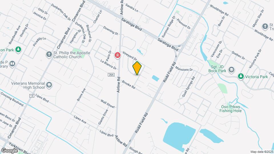 3201 Nacogdoches Dr Map and Location Details