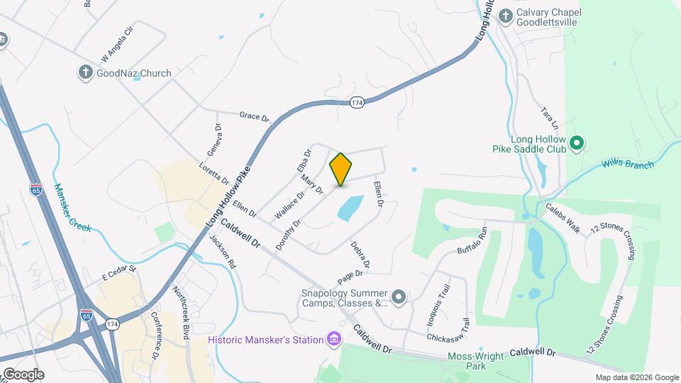 605 Dorothy Dr, Unit B Map and Location Details