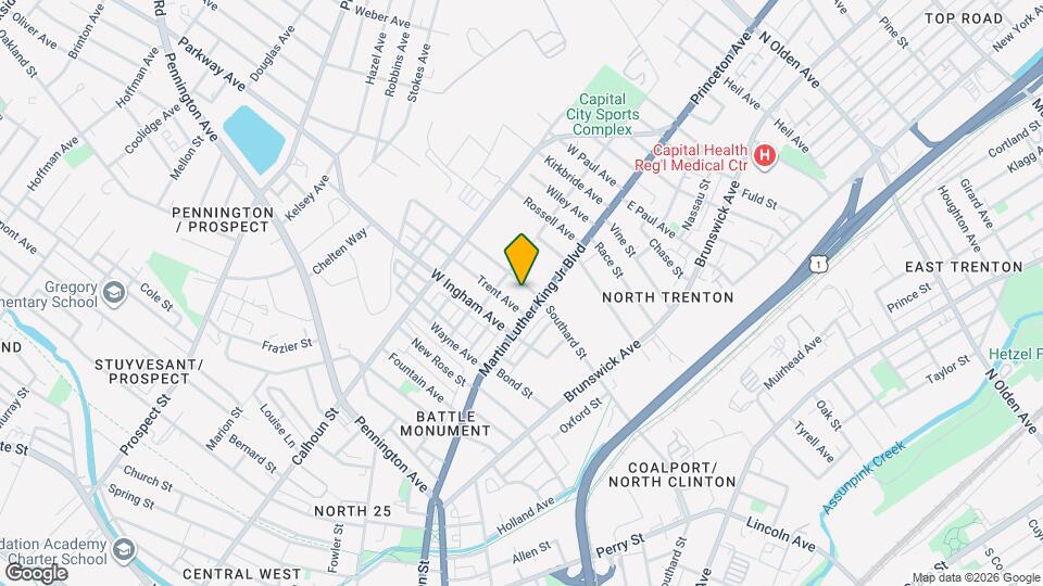 821 Southard St Map and Location Details