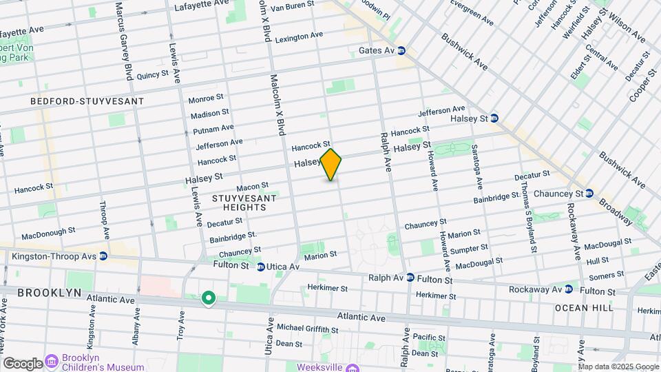 483 Macdonough St Mapa y Detalles de la Ubicación