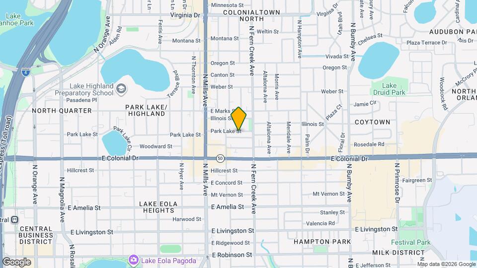 1425 Pinecrest Pl Map and Location Details