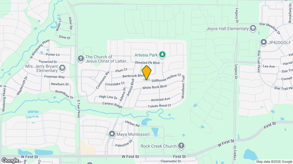 16316 Stillhouse Hollow Ct Map and Location Details