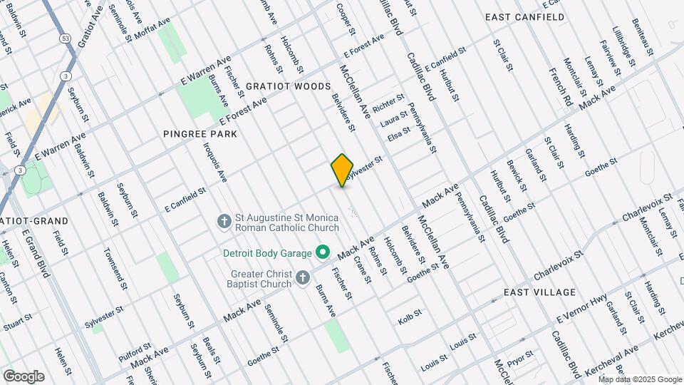 3867 Rohns St Map and Location Details