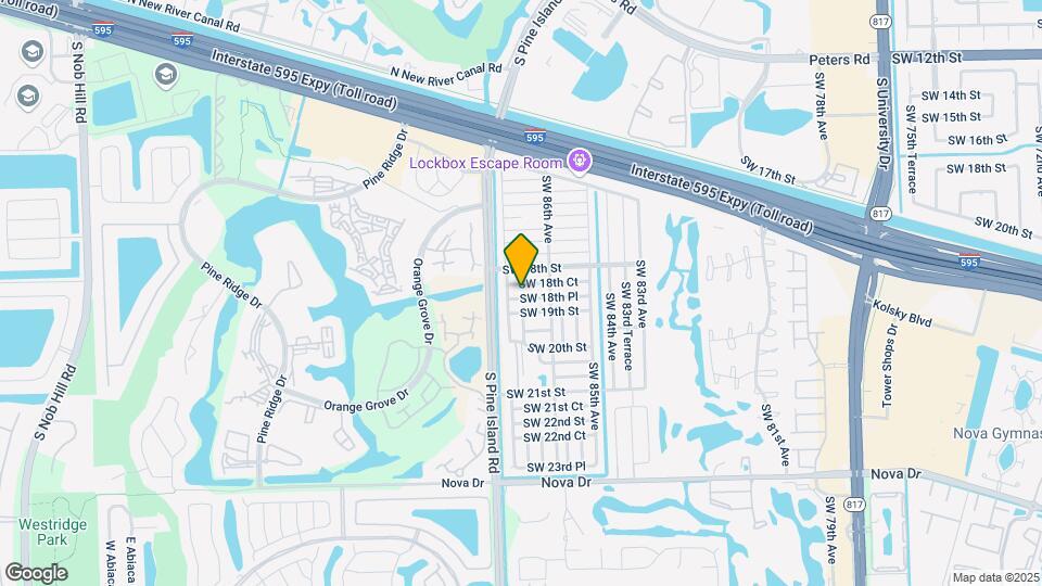 8671 SW 18th Pl Map and Location Details