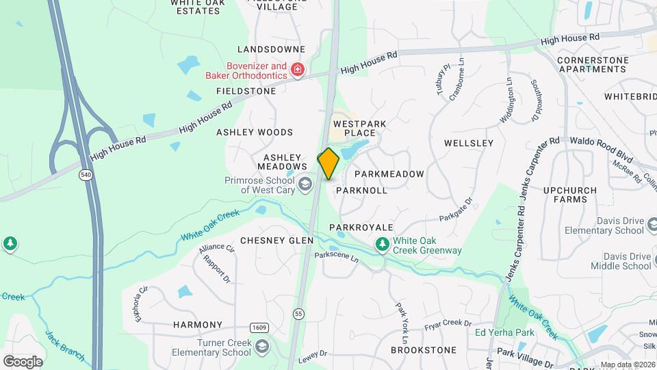 110 Park Oaks Ct Map and Location Details