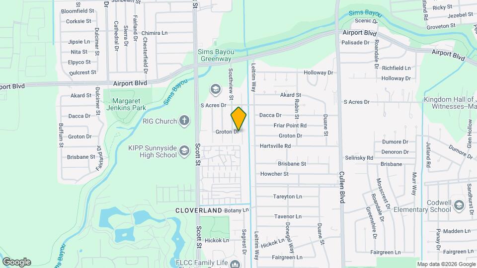 11002 Segrest Dr Map and Location Details