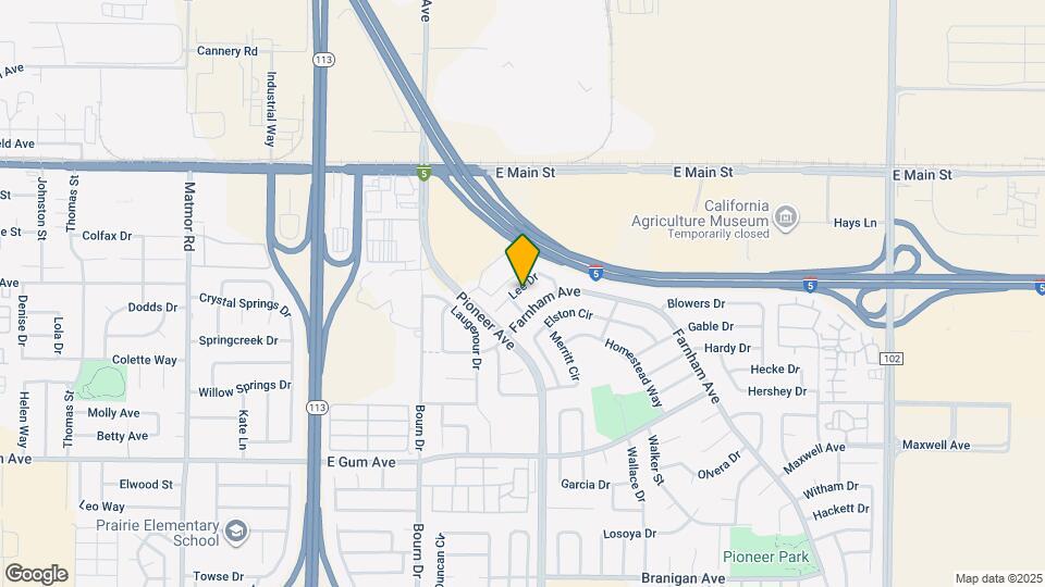 1734 Lee Dr Map and Location Details