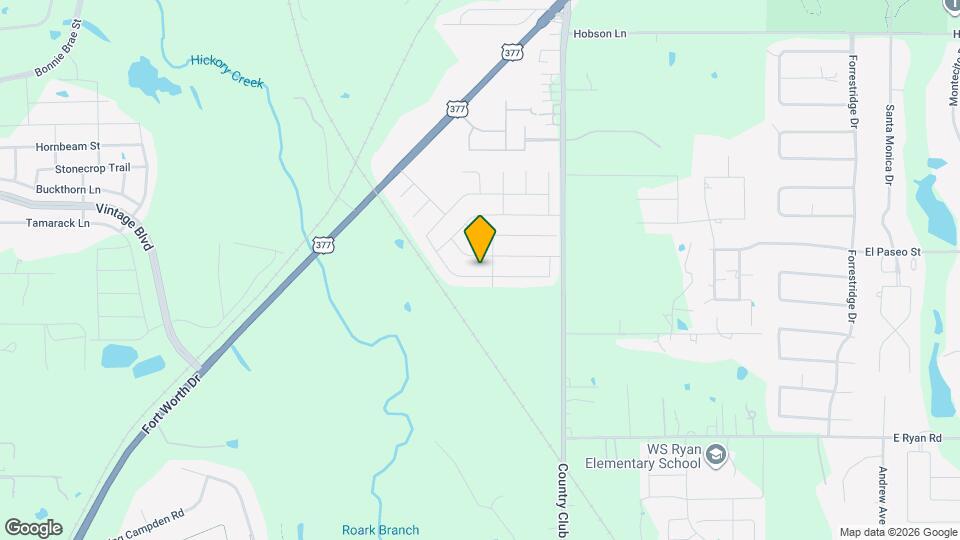 1108 Springcreek Dr Mapa y Detalles de la Ubicación