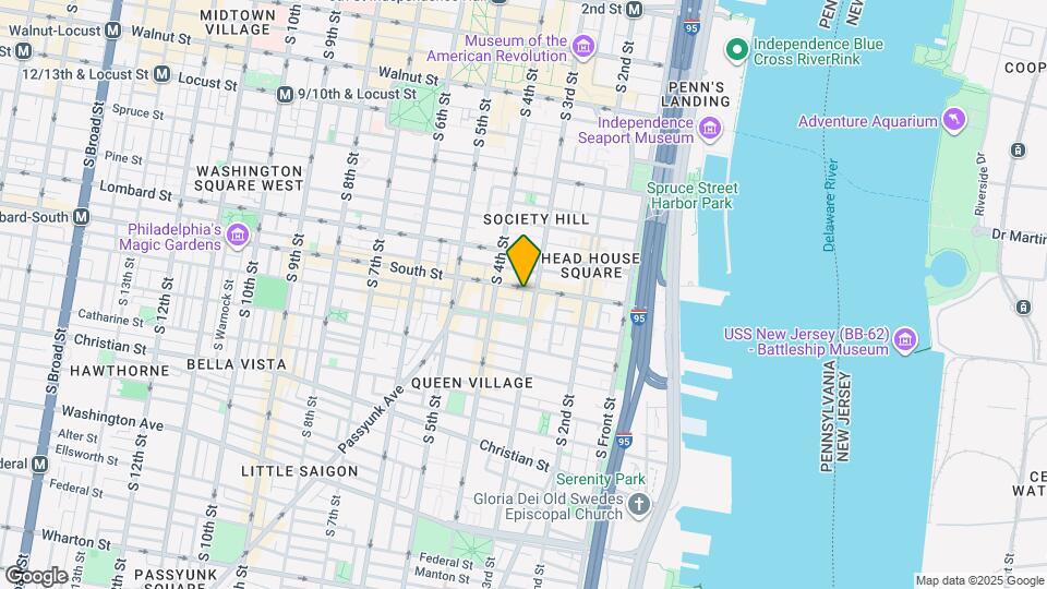 609 S Orianna St Map and Location Details