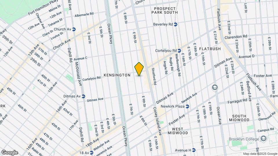 428 E 9th St Map and Location Details