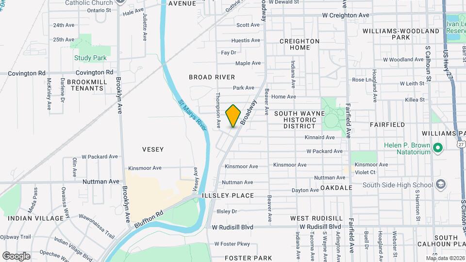 3130 Broadway Map and Location Details