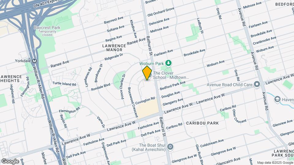 Cranbrooke Village Condos Map and Location Details