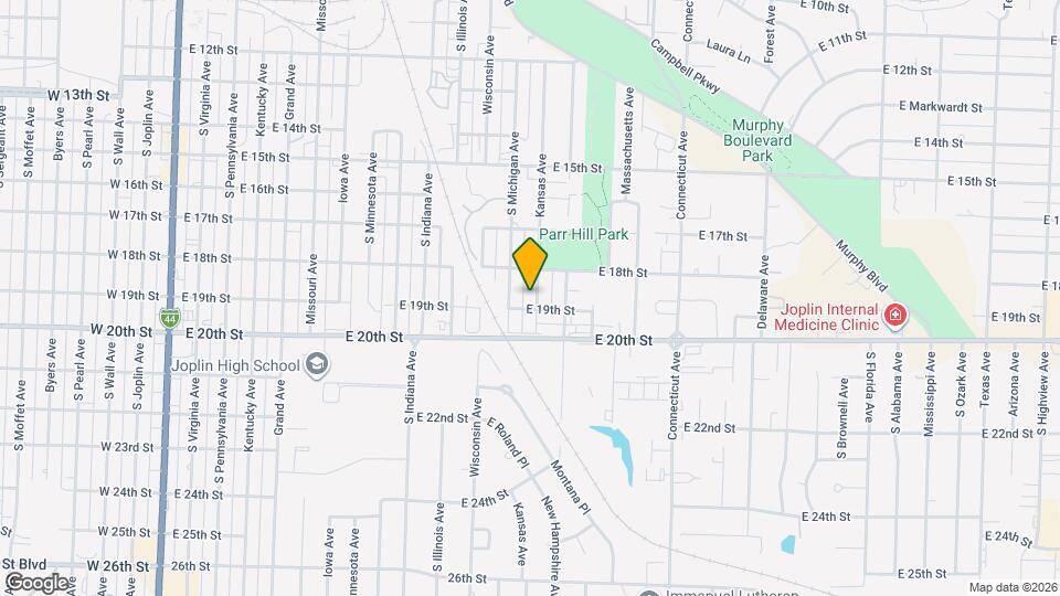 1824 Kansas Ave Map and Location Details