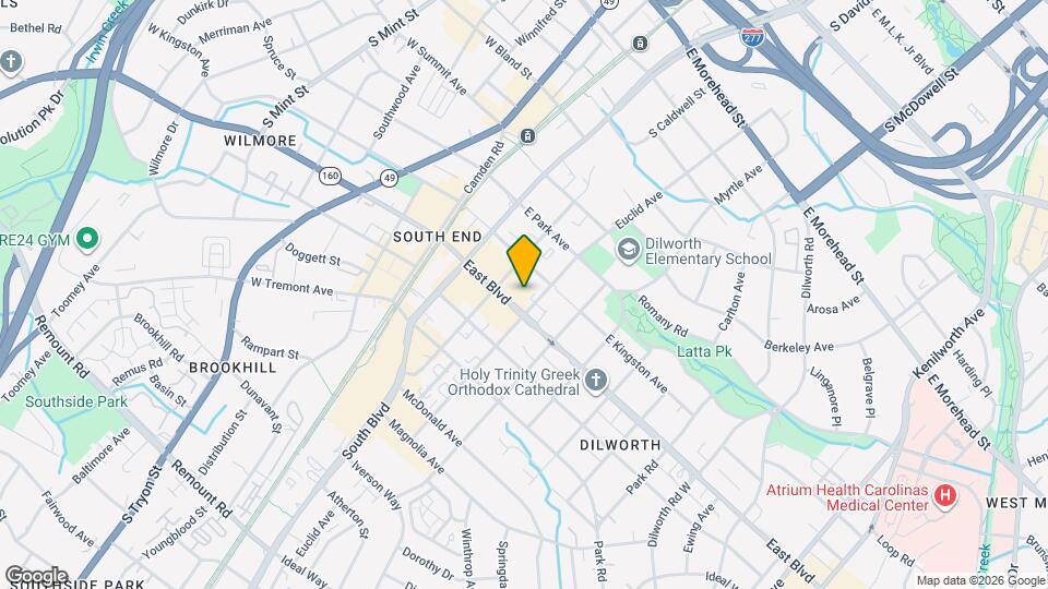 319 East Blvd Map and Location Details