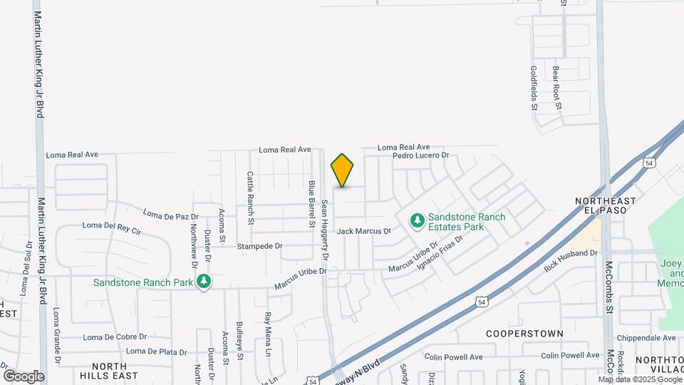 5316 Lucio Moreno Dr Map and Location Details