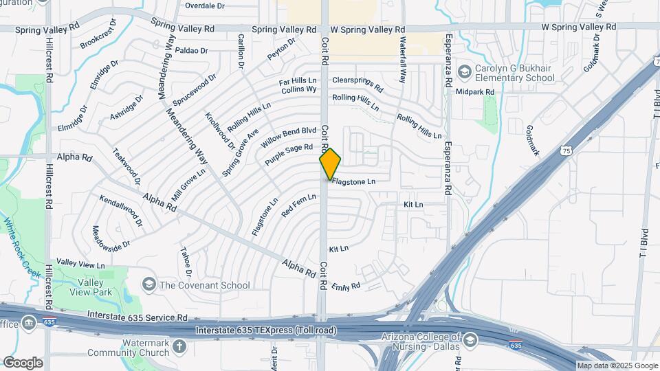 13606 Flagstone Ln Map and Location Details