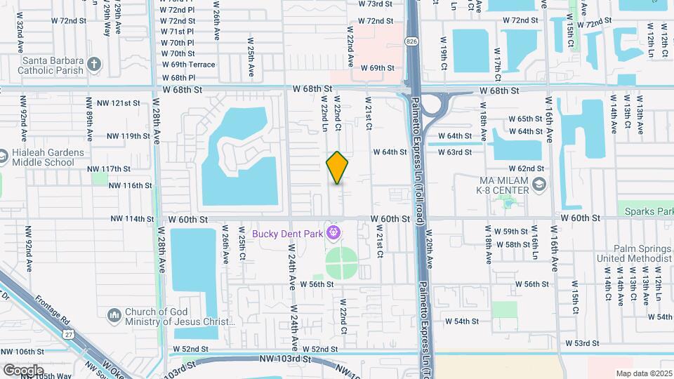 6210 W 22nd Ct Map and Location Details