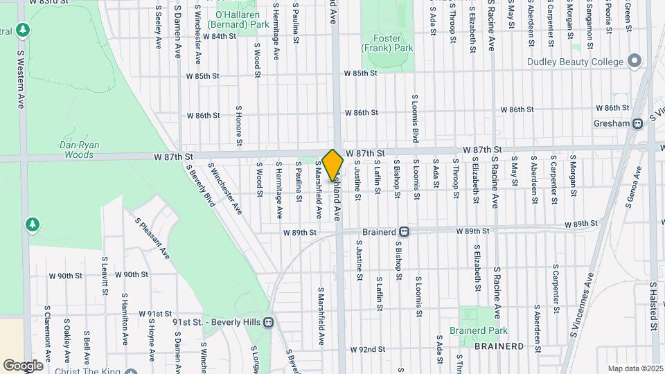 8750-8758 S Ashland Ave Map and Location Details