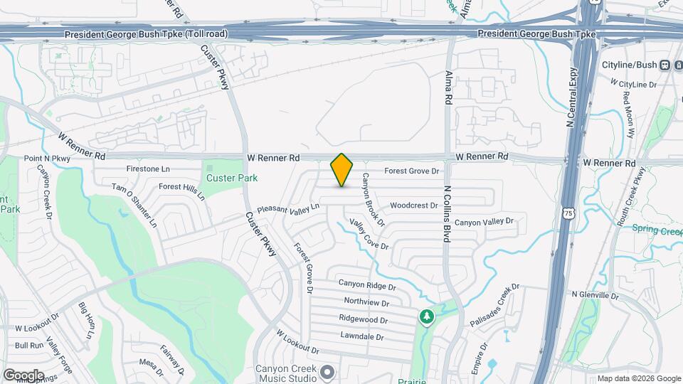 411 High Brook Dr Map and Location Details