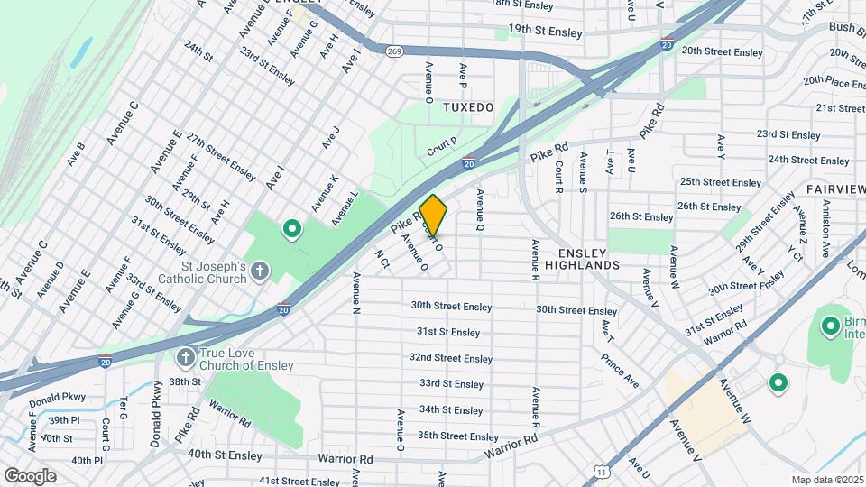 1521 27th St W Map and Location Details